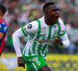 Con el olfato goleador de Kevin Viveros, el verde selló una victoria por 1-0 que no solo le dio los tres puntos, sino también el liderato de su grupo en la Copa Libertadores. Foto: Manuel Saldarriaga Quintero.