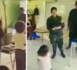 En el video compartido por redes sociales se muestra como los disidentes entraron a las aulas y estuvieron con los niños. Foto: Redes sociales/Semana