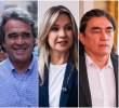 Los precandidatos presidenciales María Fernanda Cabal, Sergio Fajardo, Vicky Dávila y Gustavo Bolívar. FOTOS: Colprensa