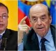 El presidente Gustavo Petro y el excanciller Alvaro Leyva, vienen enfrentándose públicamente sobre el manejo del país y otros temas personales. FOTO: COLPRENSA