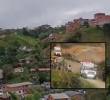 Adelante, las ambulancias trasladando a los soldados heridos. Atrás, la vereda donde se dio el ataque. FOTO: imágenes tomadas de redes.