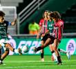 Paula García, capitana del Deportivo Cali fue la encargada de marcar el segundo tanto de las azucareras ante Sao Paulo, con un fuerte cobro de tiro penal. FOTO TOMADA X@LibertadoresFEM