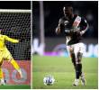 Álvaro Montero y Marino Hinestroza se enfrentarán en la semifinal de la Sudamericana. FOTO: <b>X BocaJrsOficial y VascodaGama</b>
