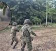 Los explosivos fueron detonados de forma controlada por el Ejército. Foto: Captura de video @Ejercito_Div2