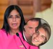 Delcy Rodríguez cesó de su cargo Camilla Fabri de Saab, esposa del señalado testaferro de Nicolás Maduro. Fotos: Getty Images y redes sociales
