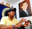 Silvio José Carrasquilla, hoy magistrado del CNE, tenía una oficina en su casa con símbolos alusivos a Barack Obama. Foto: Captura de video.