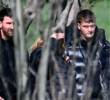 Lionel Messi en el funeral de su padre. FOTO: <b>Captura de vídeo</b>