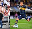 Eduardo “Chacho” Coudet (izquierda) DT de River y Sebastián Villa (derecha). FOTOS: <b>X River Plate e instagram sebastianvilla14</b>