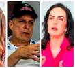 De izquierda a derecha: Paloma Valencia, Germán Blanco y María Fernanda Cabal, algunas de las ausencias clave. FOTO: EL COLOMBIANO