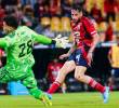 La principal esperanza de gol del Poderoso sigue siendo Francisco Fydriszewski, quien ajusta tres goles en la Copa Libertadores. FOTO MANUEL SALDARRIAGA