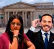 Angie Rodríguez llegó a ser una de las principales escuderas de la presidencia de Petro, pero parece que entregará información que le convenga al gobierno entrante. <b> </b>FOTO<b> Presidencia y El Colombiano</b>