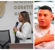 Becerra (izquierda) aseguró que las bancadas tendrán plenas garantías. Polo Polo alegó que “la diferencia no iba a ser mucha” entre los dos nominados. FOTO: X @BecerraGabo/EL COLOMBIANO