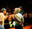 De izquierda a derecha Valles T y Marithea, dos de los representantes más importantes de freestyle del país. Foto cortesía Ricardo Segura @richieseg.