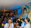Los aficionados argentinos (y colombianos que apoyaban a Argentina), disfrutaron en El Quilombo de Envigado. Foto: Brandon Martínez González