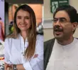 Los candidatos presidenciales Abelardo de la Espriella, Paloma Valencia e Iván Cepeda han sido los punteros en todas las encuestas recientes. Foto: Colprensa/El Colombiano.