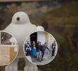 La Paloma de la Paz, de Fernando Botero, salió en medio de un estricto protocolo de la Casa de Nariño. Fotos: Colprensa y redes sociales