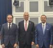 El representante Mario Díaz-Balart y Henry Cuellar se reunieron con Federico Gutiérrez y Alejandro Eder. Foto: @MarioDB