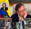 Presidente Gustavo Petro finaliza su gobierno rodeado de escándalos. Foto: Colprensa y captura de video.
