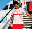 Richard Ríos y Benfica ya se encuentran en Dinamarca para el partido ante Aarhus FG. FOTO: <b>X SLBenfica</b>