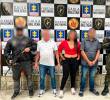 Los capturados deberán responder por secuestro extorsivo agravado. FOTO: CORTESÍA