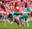 Un amargo empate a cero goles contra Santa Fe en el estadio Nemesio Camacho El Campín de Bogotá dejó a Nacional como un enfermo terminal y únicamente conectado a un respirador artificial de cara a las últimas tres fechas de la fase de todos contra todos. Foto: Colprensa