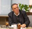 Jorge Mario Velásquez, presidente de Grupo Argos, explicó que las cifras reflejaron la venta de Summit Materials y la exclusión del portafolio de las acciones de Sura. FOTO Esneyder Gutiérrez