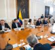 Gustavo Petro en uno de los consejos de ministros televisados. FOTO: COLPRENSA