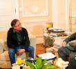 El presidente Gustavo Petro y el encargado de Negocios de Estados Unidos en Colombia, John McNamara. FOTO CORTESÍA PRESIDENCIA