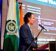 El alcalde dio la información en el marco de un acto en el Día Nacional Contra la Corrupción, en Eafit. FOTO: CORTESÍA