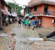 Diferentes organismos de emergencia llegaron al sector La Iguaná, en donde se concentran las mayores afectaciones. Foto: Manuel Saldarriaga