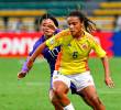 La futbolista Ana Sofía Clavijo ha sido una de las figuras importantes de Colombia en el Sudamericano sub-17 femenino. FOTO: CORTESÍA FCF