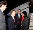 La presidenta interina de Venezuela, Delcy Rodríguez, en su llegada a Nueva York la madrugada de este 21 de septiembre. FOTO CORTESÍA @DELCYRODRIGUEZV