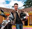 Rigoberto Urán presentó la campaña <i>Acelera tu proceso</i> junto a AKT Motos. FOTOS Colprensa