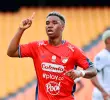 John Montaño espera volver a ser el hombre gol del Medellín, como lo fue ante Vasco da Gama. FOTO MANUEL SALDARRIAGA