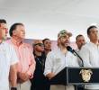 El jefe de Estado realizó un Consejo de Seguridad y Empalme Territorial en Riohacha. Foto: Presidencia.