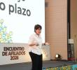 Lina Vélez, presidenta de la Cámara de Comercio de Medellín para Antioquia, en el Encuentro de Afiliados 2026 . Fotos: Cortesía