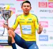Robert Plazas celebra su consagración como campeón de la Vuelta de la Juventud 2026, el mayor logro de su carrera hasta ahora, tras superar un año marcado por la incertidumbre y regresar al alto rendimiento con el Team Sistecrédito. FOTO CORTESÍA FEDECICLISMO