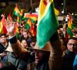 Las tensiones electorales en Bolivia están al rojo vivo por el fin de la época socialista. Foto: Afp