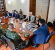 En la reunión participaron altos mandos militares, así como funcionarios del Ministerio del Interior y de la Unidad Nacional de Protección (UNP). FOTO: Ministerio del Interior