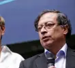 El presidente Gustavo Petro y la primera dama Verónica Alcocer. FOTO COLPRENSA
