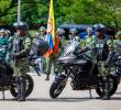 Las motos servirán para apoyar los patrullajes de la Policía en las zonas rurales y urbanas más álgidas de la capital antioqueña. FOTO: ALCALDÍA