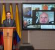 El alcalde Federico Gutiérrez durante la última presentación de los hallazgos de la auditoría forense. FOTO: Cortesía Alcaldía de Medellín