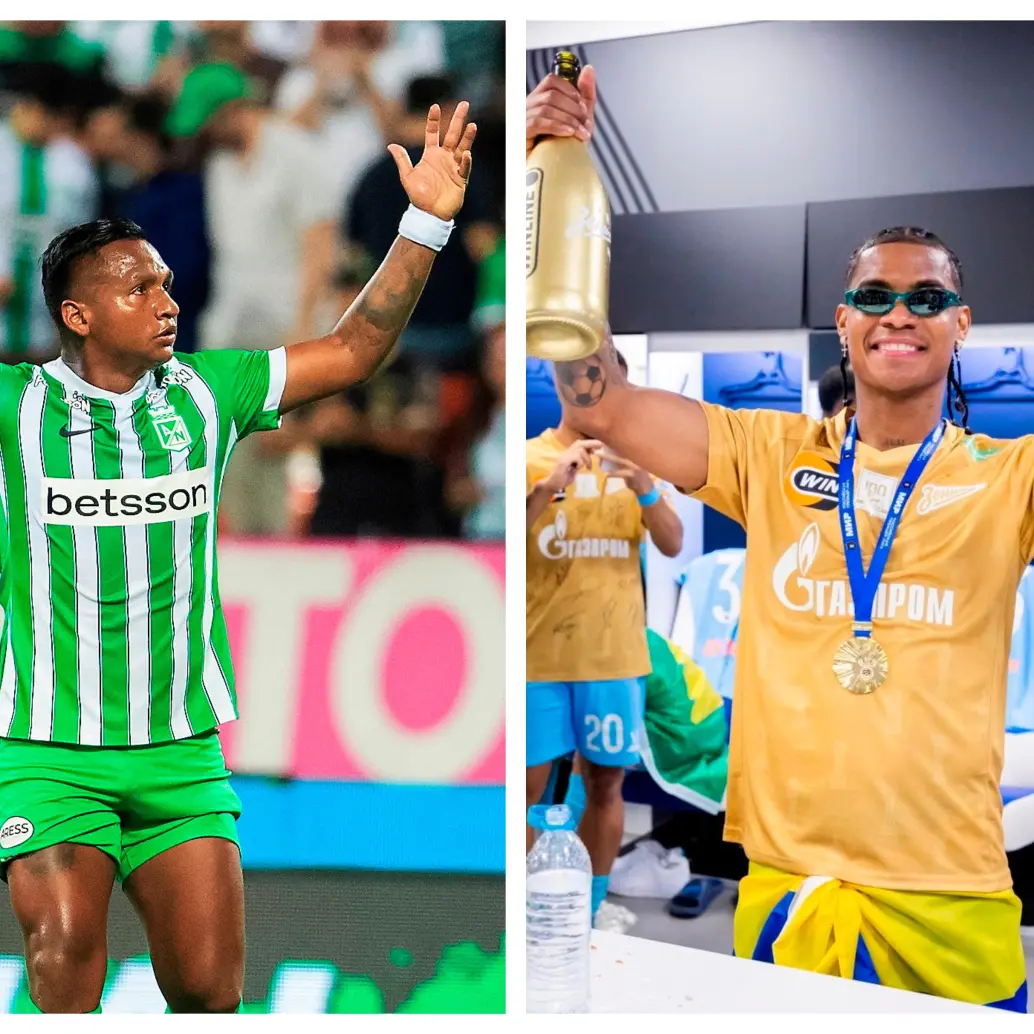 Alfredo Morelos le dijo a Wílmar Barrios que era hora de llegar a Nacional. FOTOS EL COLOMBIANO Y ZENIT