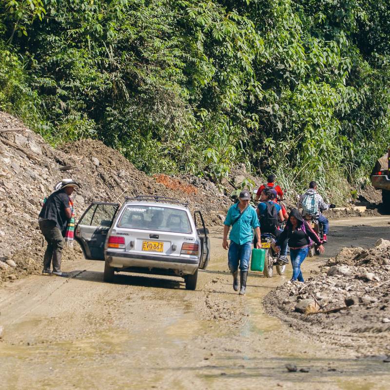 Algunas de las zonas en el Oriente antioqueño que serán objeto de intervención producto de las Obras por Impuestos. FOTO el colombiano y cortesía