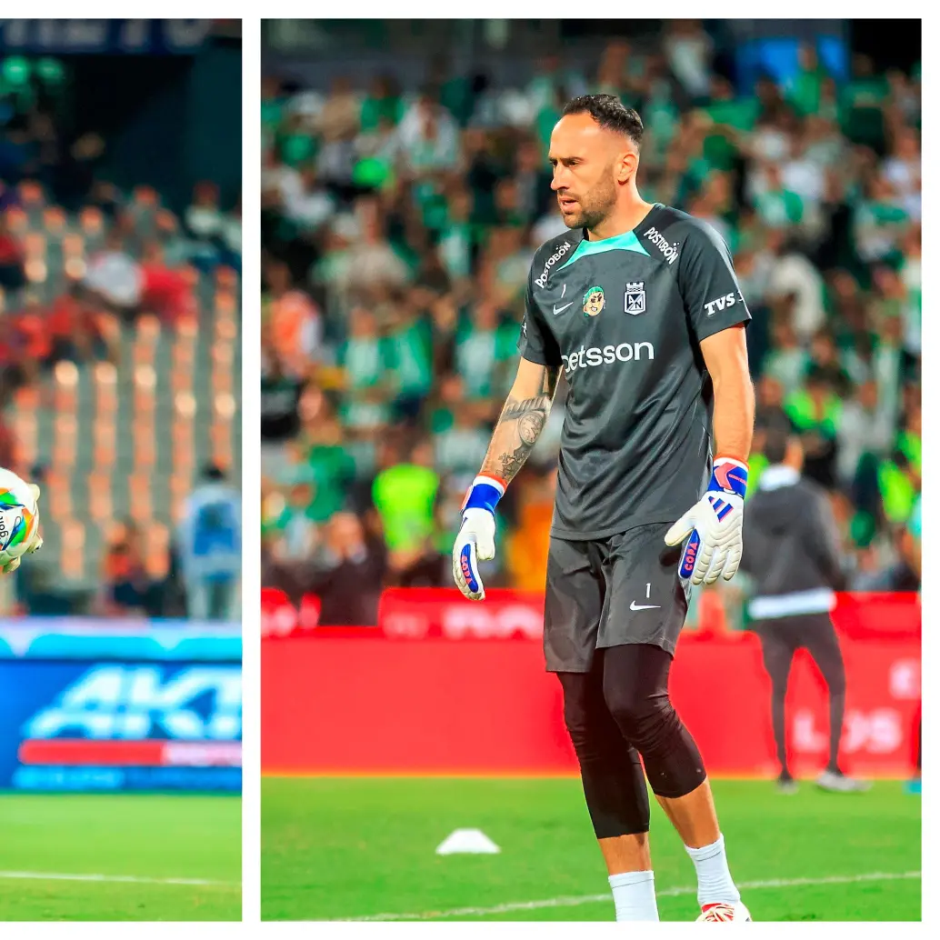 El clásico entre el DIM y Nacional tendrá un bonito duelo de arqueros entre Washington Aguerre y David Ospina. FOTOS CAMILO SUÁREZ