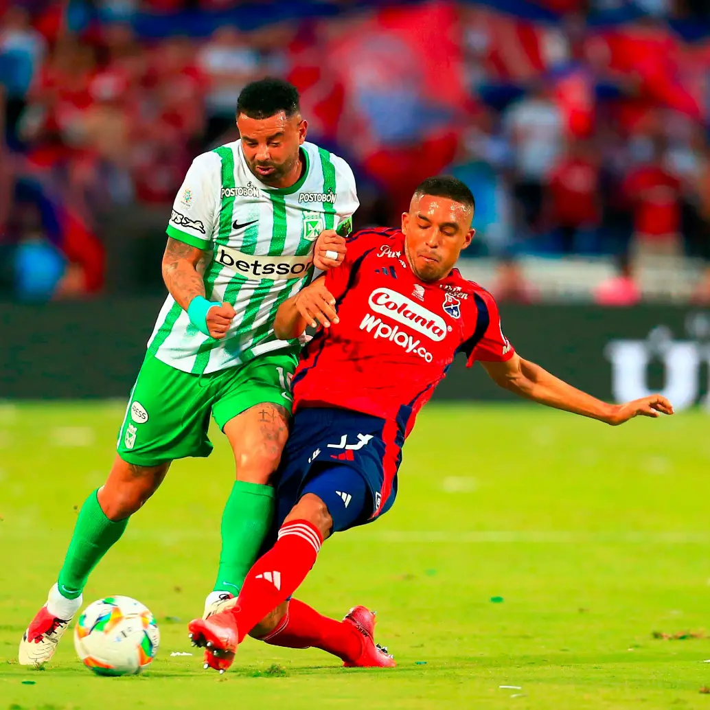 Nacional y Medellín terminaron empatando en el clásico antioqueño. FOTO CAMILO SUÁREZ