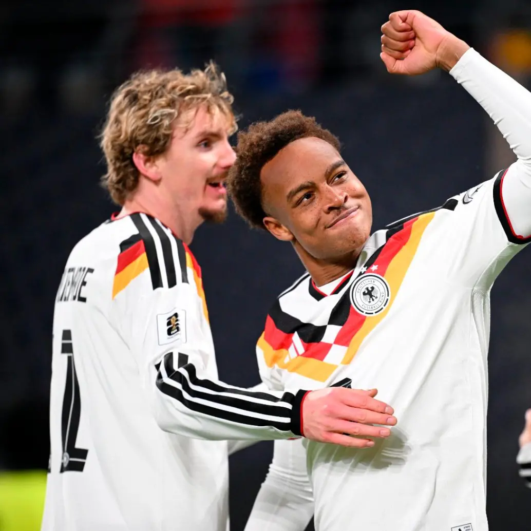 Alemania celebra su clasificación al Mundial de Canadá, México y Estados Unidos 2026. FOTO GETTY 