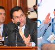 Jaime Dussan, presidente de Colpensiones, y Andrés Velasco, de Asofondos, protagonizan el debate por el traslado de recursos pensionales. FOTOS COLPRENSA