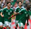 El colombiano Julián Quiñones, quien juega para México y marcó el primer gol del Mundial de Norteamérica, es una de las cartas fuertes de los anfitriones. FOTO AFP