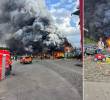 Gran incendio en el escenario del Tomorrowland de Bélgica. FOTOS: Tomadas de X <a rel=nofollow href=https://x.com/musictrendscol>@musictrendscol</a>